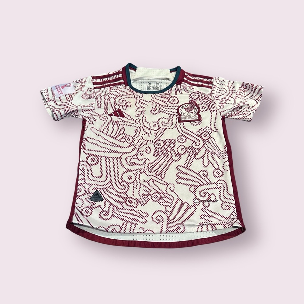 Youth Adidas FIFA World Cup Mexico Away Soccer Jersey Size 18